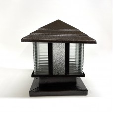 200mm, 250mm 300mm  Gate Lamp / Pillar Light Antique Brown E27 .5515/200/250/300